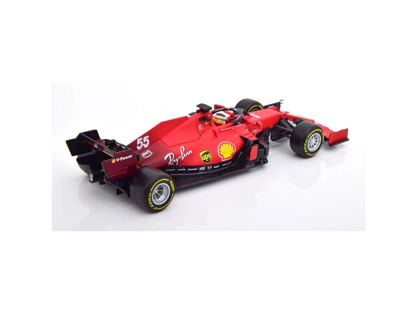 1:18 Ferrari F1 SF21 Carlos Sainz Jr. 2021 Burago