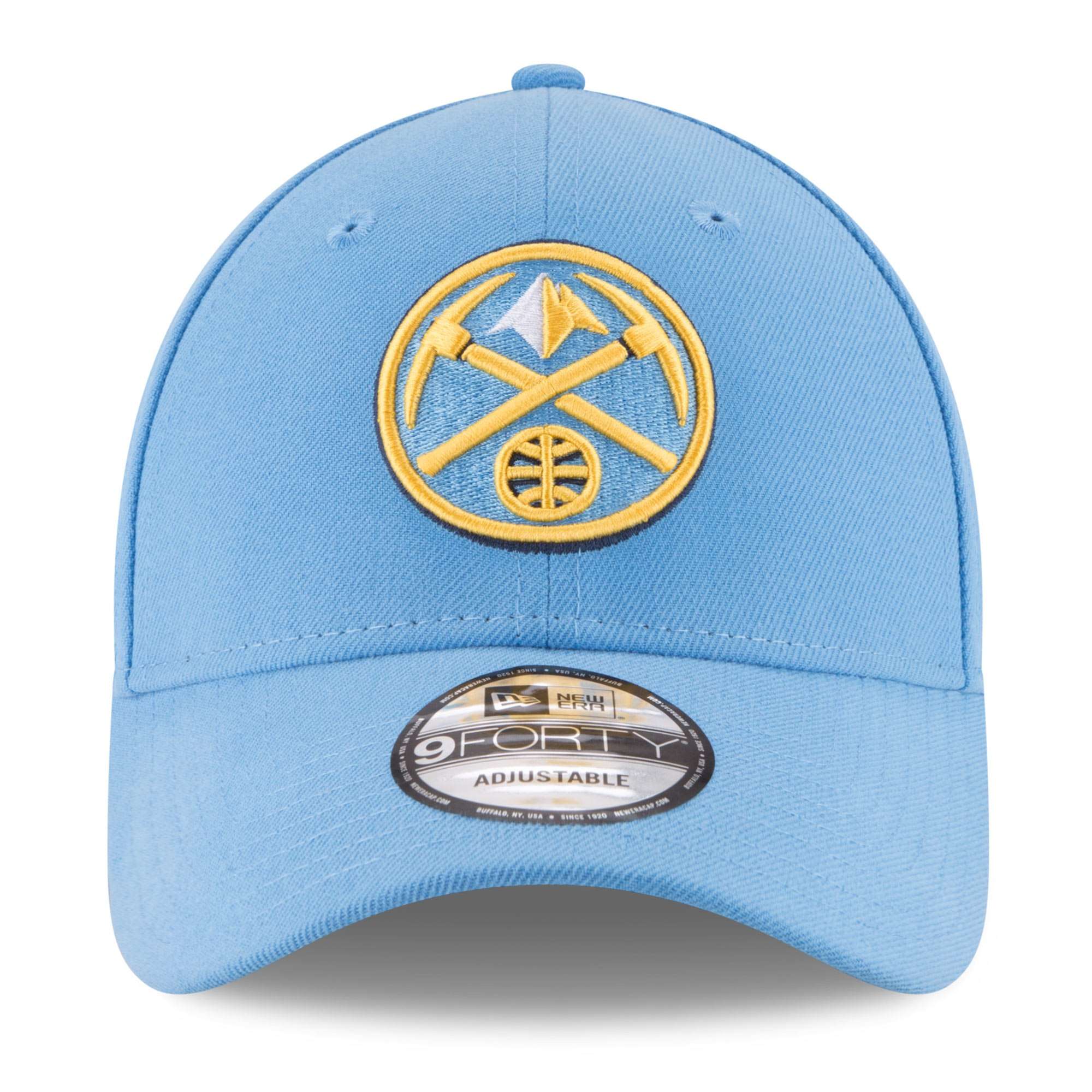 Hat NBA Denver Nuggets Light Blue Official Color 9FORTY SPORTS