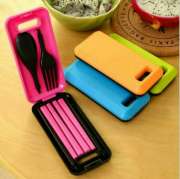 Sendok Makan Travel - Alat Makan Portable (sendok,garpu,sumpit) Photo