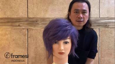 The Custom Color Formulation for a Framesi S/S Collection by Thomas Foo