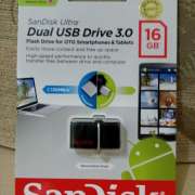 Flash Disk Dual USB Drive SanDisk Ultra 16GB - FD OTG USB 3.0 Photo