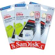 Micro SD SANDISK 16GB 80MB/s Photo