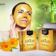 Masker HANASUI NATURGO GOLD BPOM - Anti Aging Gold Mask Photo
