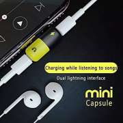 2IN1 Lightning Splitter Adapter Kapsul Audio Charger iPhone 7 8 X Photo