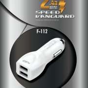 Saver Charger Mobil FLECO F-112 Dual USB + Kabel Photo