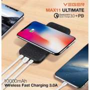Power Bank VEGER ULTIMATE MAX 11 10000 mAh Wireless Quick Charging Photo
