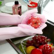 Sarung Tangan Cuci Piring Silikon - MAGIC SILICONE Dishwashing Gloves Photo