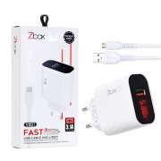 Travel Charger ZBOX LCD V001 Qualcomm 3.0 - MICRO USB Photo