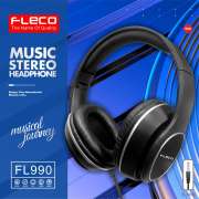 Headphone Stereo FLECO FL-990 BLACK EDITION Photo