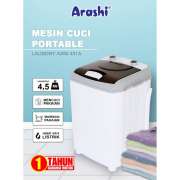 Mesin Cuci Mini Portable ARASHI AWM 451A Kapasitas 4,5 kg Dry and Wash Photo
