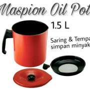 OIL POT MASPION 1,5 L - Saringan dan Tempat Simpan Minyak Photo
