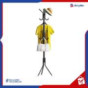 Standing Hanger Portable Multifungsi - Gantungan Berdiri Baju Topi Tas Photo