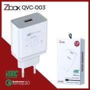 Travel Charger Zbox QVC-003 Qualcomm 3.0 VOOC Fastcharging 3.1A Photo