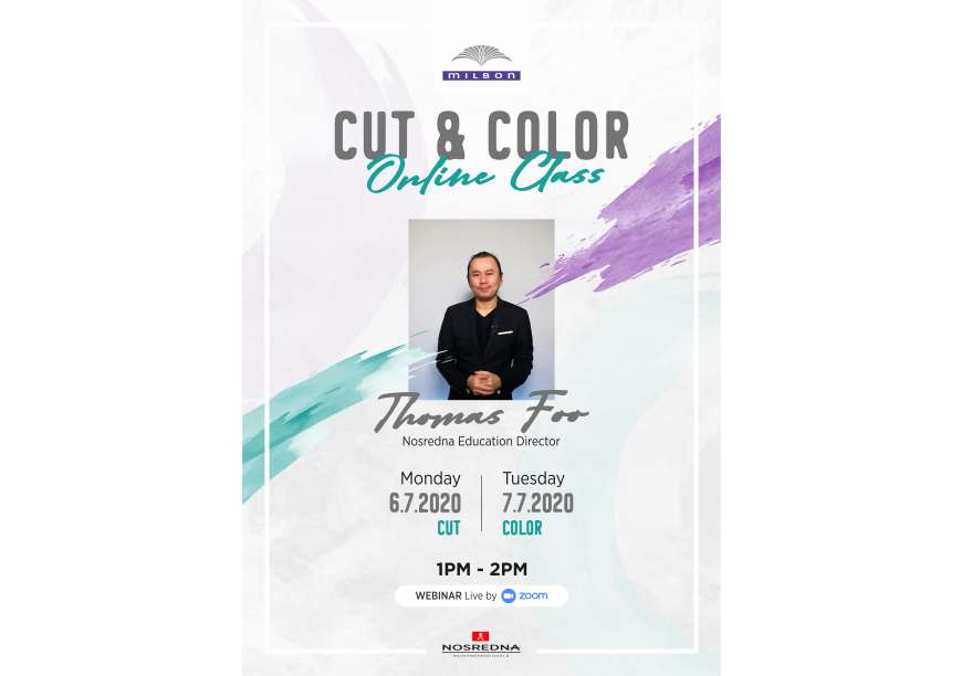 Milbon Cut & Color Online Class with Thomas Foo