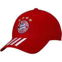 Hat: Soccer - Bayern Munchen Red 3-Stripe Photo