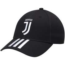 Hat: Soccer - Juventus Black Club 3-Stripe Photo
