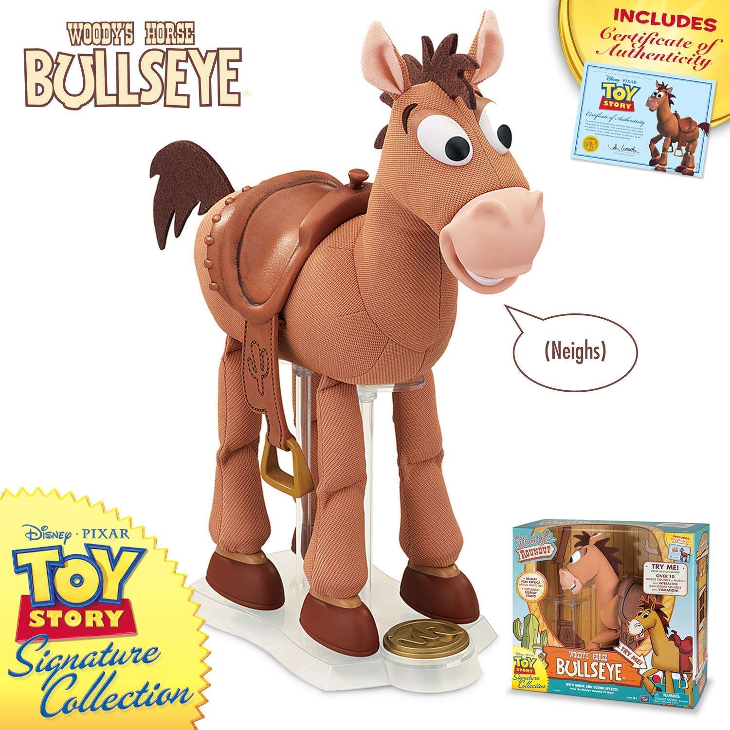 Toy Story Signature Collection Woody's Horse Bullseye Deluxe Film Replica NEW!