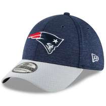 Hat: NFL - New England Patriots Navy/Gray Sideline Home Official 39THIRTY Photo
