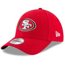 Hat: NFL- San Francisco 49ers Scarlet The League Logo 9FORTY Photo
