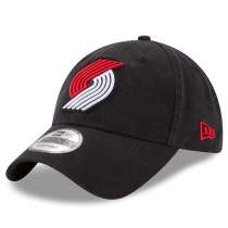 Hat: NBA - Portland Trail Blazers Black 2021 Playoffs 9TWENTY Photo