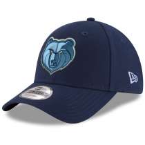 Hat: NBA - Memphis Grizzlies Navy 2021 Playoffs 9FORTY Photo