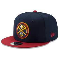 Hat: NBA - Denver Nuggets Navy/Red 2021 Playoffs 9FIFTY Photo