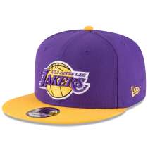 Hat: NBA - Los Angeles Lakers Purple/Gold 2021 Playoffs 9FIFTY Photo