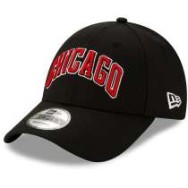 Hat: NBA - Chicago Bulls Black Statement Edition Team Color 9FORTY Photo