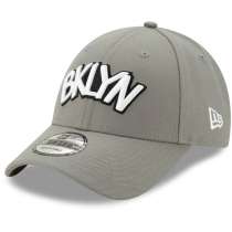 Hat: NBA - Brooklyn Nets Charcoal Statement Edition Team Color 9FORTY Photo