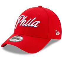 Hat: NBA - Philadelphia 76ers Red Statement Edition Team Color 9FORTY Photo
