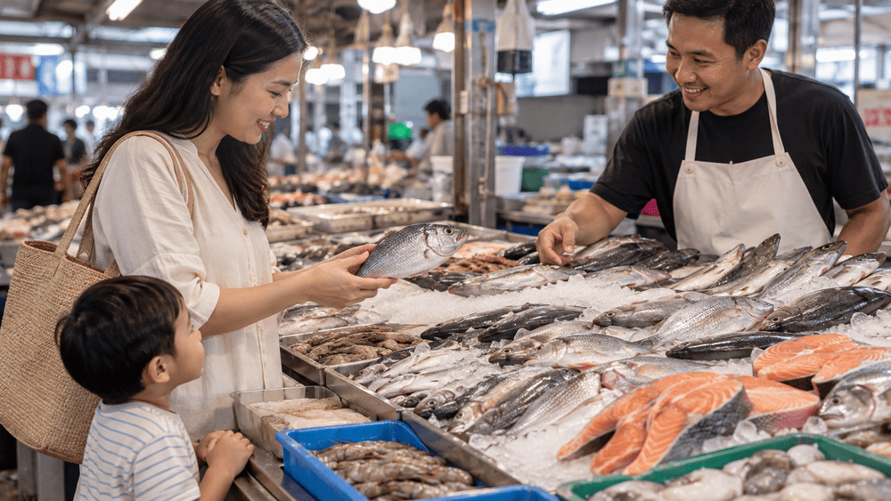Aneka Ikan Segar di Pasar