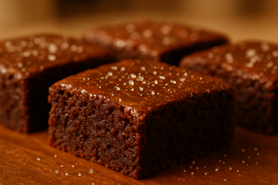 Brownies Cokelat dan Garam