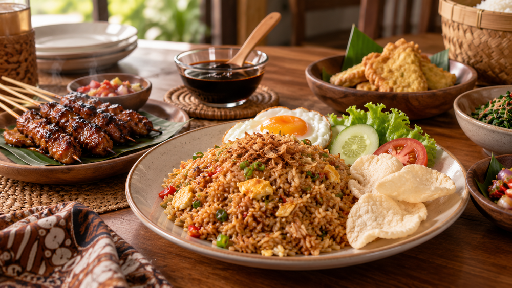Nasi Goreng dan Sate