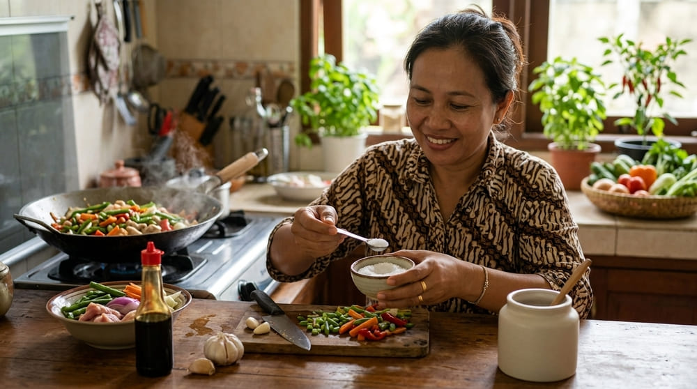 Takaran Garam pada Masakan