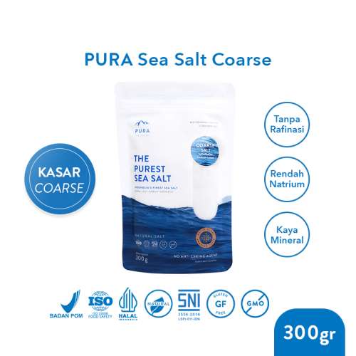 PURA PUREST SEA SALT COARSE KASAR GARAM LAUT ORGANIK NATURAL Photo