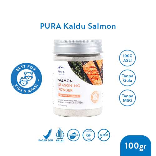 PURA SEASONING KALDU SALMON ASLI KALDU MPASI NON MSG TANPA GULA Photo