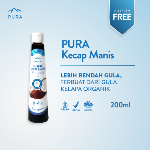 PURA KECAP MANIS PUREST SWEET SAUCE RENDAH GULA KALORI 200ML Photo
