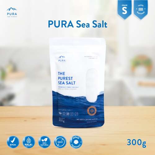 PURA PUREST SEA SALT FINE HALUS GARAM LAUT ORGANIK NATURAL Photo