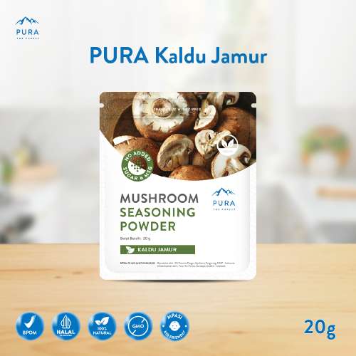 PURA SEASONING KALDU JAMUR ASLI KALDU MPASI NON MSG TANPA GULA 20gr Photo