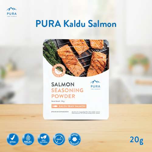 PURA SEASONING KALDU SALMON ASLI KALDU MPASI NON MSG TANPA GULA 20gr Photo