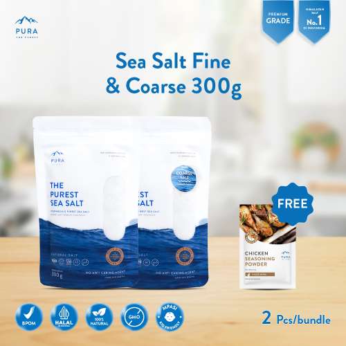 BUNDLE PURA PUREST SEA SALT GARAM LAUT ORGANIK NATURAL 2 PCS Photo
