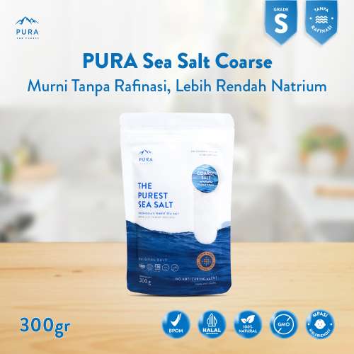 PURA PUREST SEA SALT COARSE KASAR GARAM LAUT ORGANIK NATURAL Photo