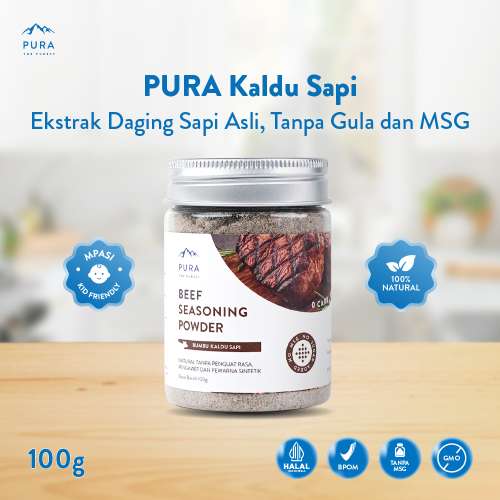 PURA SEASONING KALDU SAPI ASLI KALDU MPASI NON MSG TANPA GULA Photo