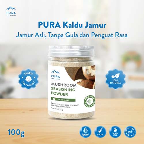 PURA SEASONING KALDU JAMUR ASLI KALDU MPASI NON MSG TANPA GULA Photo