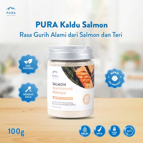 PURA SEASONING KALDU SALMON ASLI KALDU MPASI NON MSG TANPA GULA Photo