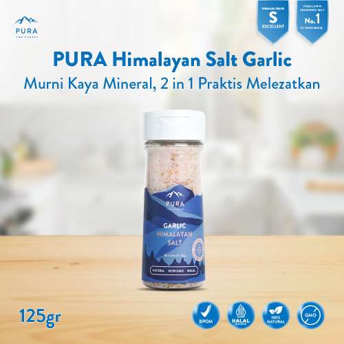 PURA HIMALAYAN SALT GARLIC GARAM HIMALAYA NATURAL Photo
