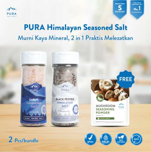 BUY 2 HIMALAYAN SALT, GET 1 FREE PURA KALDU JAMUR Photo