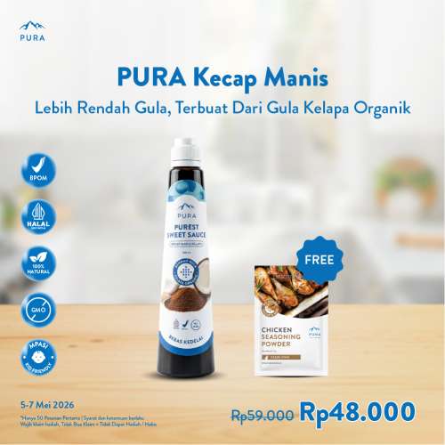 PURA KECAP MANIS PUREST SWEET SAUCE RENDAH GULA KALORI 200ML Photo