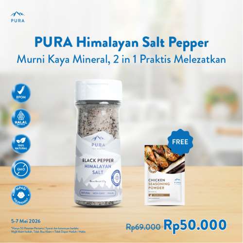 PURA HIMALAYAN SALT PEPPER GARAM HIMALAYA NATURAL Photo