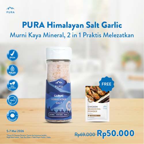 PURA HIMALAYAN SALT GARLIC GARAM HIMALAYA NATURAL Photo